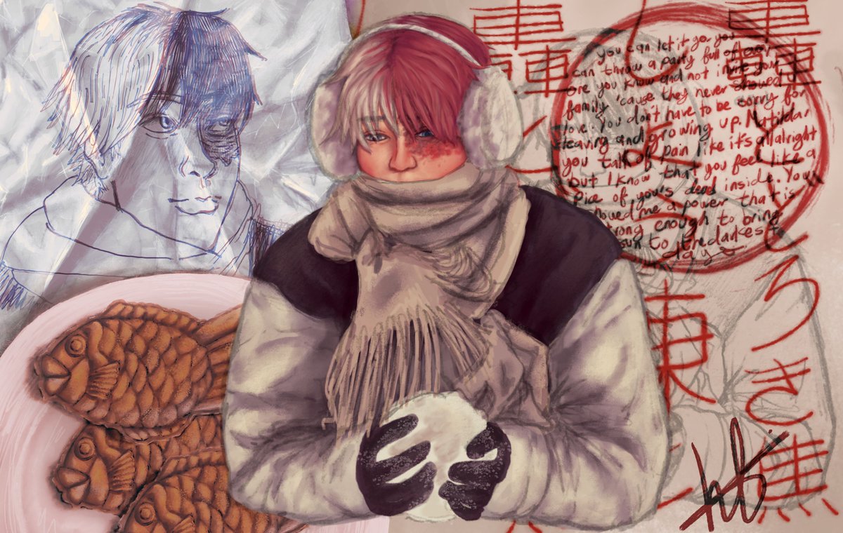 HonneyBlues's tweet photo. Idk what I'm doing #Todoroki  #BNHAfanart https://t.co/j9ewyLM4MF