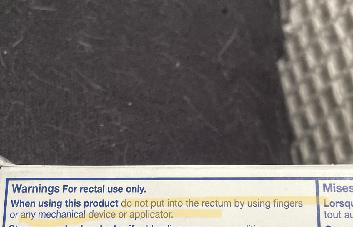 DMLafortune's tweet photo. I’m confused. Are we to lower ourselves onto it? #ANUSOL proof. Read, please. https://t.co/8F2fWwq09j
