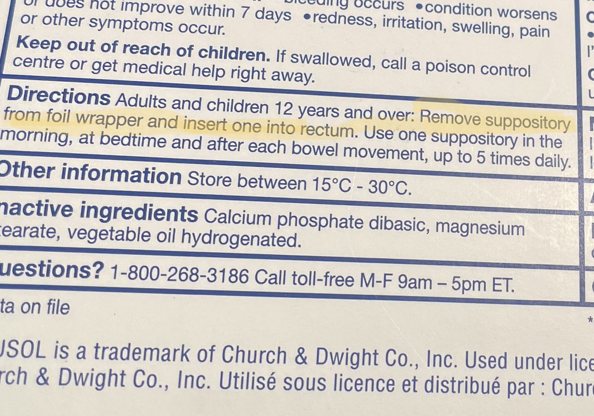 DMLafortune's tweet photo. I’m confused. Are we to lower ourselves onto it? #ANUSOL proof. Read, please. https://t.co/8F2fWwq09j
