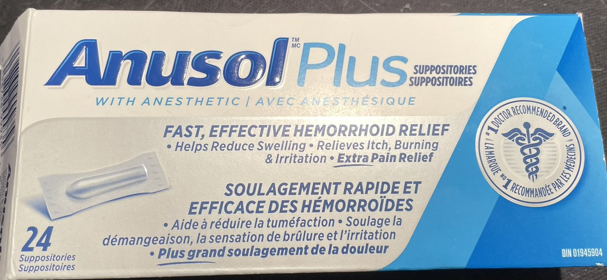 DMLafortune's tweet photo. I’m confused. Are we to lower ourselves onto it? #ANUSOL proof. Read, please. https://t.co/8F2fWwq09j