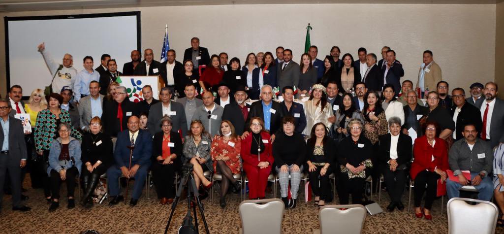 GinaCruzBC's tweet photo. Por invitación del Colectivo de Federaciones y organizaciones mexicanas migrantes COLEFOM sostuvimos reunión con la Comunidad residente en el exterior con representantes senadoras y senadores de las diferentes fuerzas políticas y diputad@s migrantes. https://t.co/1AobyvqxZe