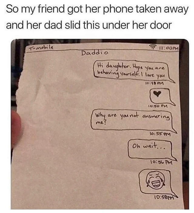 WallStreetMav's tweet photo. If you ever have to take your teenage daughter's phone away ... do this to her while she is crying in her room. 🔥🔥🔥

Credit u/SalmonSilver https://t.co/nPS7BI6xQ4