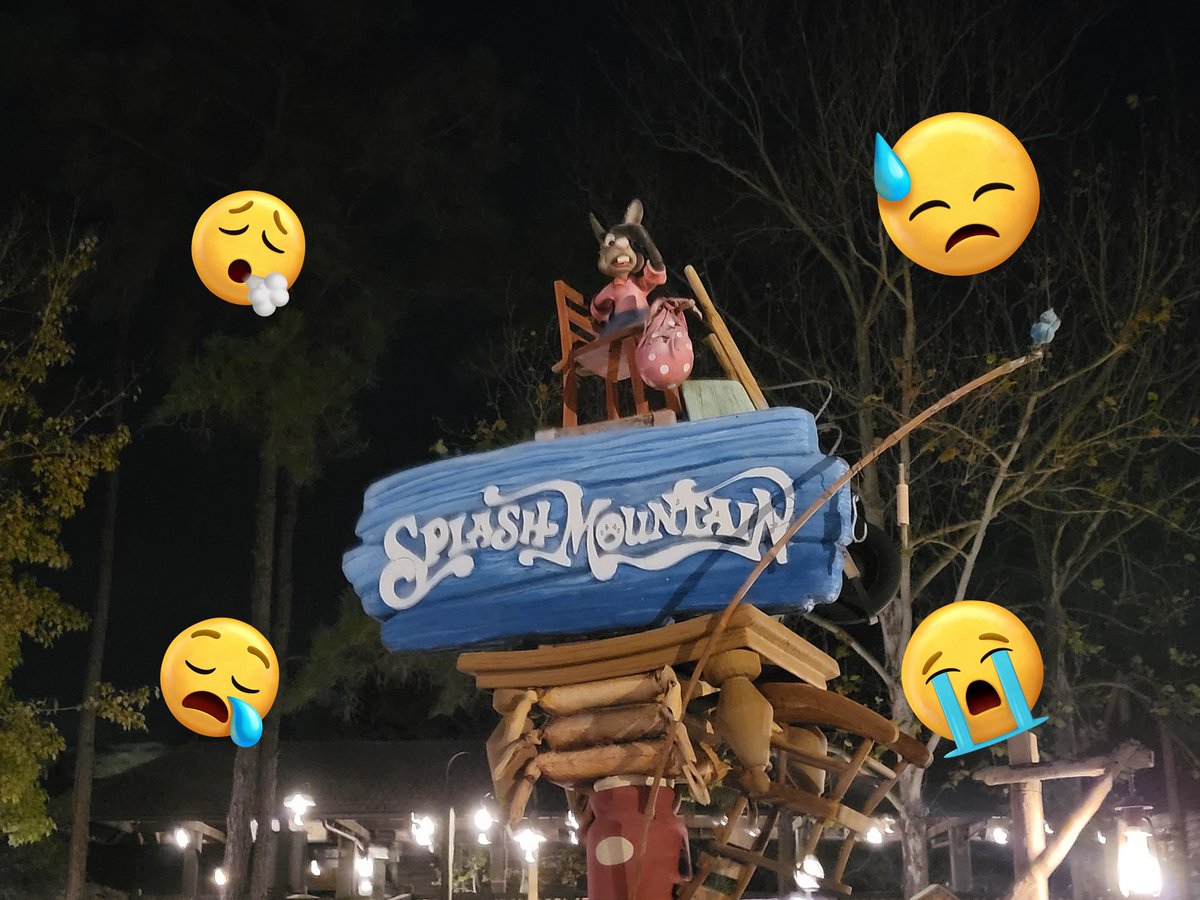 KingKaosUnkged's tweet photo. So long #SplashMountain. 😞 It was a great ride. Funny scenes drops and your favorite Brier Characters from Song of the South. #OneLastSplash https://t.co/YFR0Mx6X7O