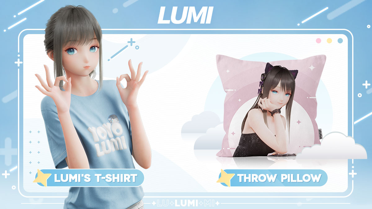 Lumi_N0va's tweet image. To celebrate the second live stream for Lumi:

Follow Lumi_N0va and RT the ORIGINAL post to enter a lucky draw! 10 winners will receive both products shown in the below picture.

(The deadline for participating this lucky draw is Jan.31th 1 P.M. UTC+8)
