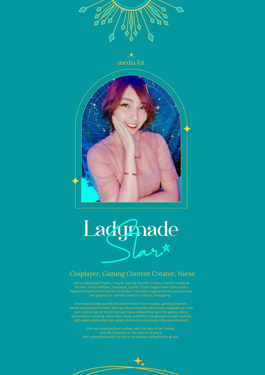 imLadymadeStar's tweet photo. Hi, I am LadymadeStar from the Philippines who loves to play video games. I am also a cosplayer 12 years and a former Facebook Partner, Now a Twitch Affil! Here is my updated Media Kit for 2023.
I've collab'ed with Riot Games and more. 
I am looking forward to work with you soon! https://t.co/mhUFvvxn47