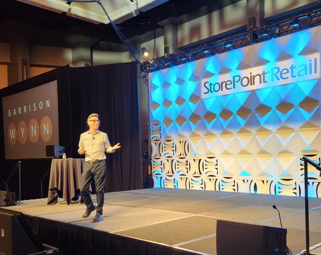 garrisonwynn's tweet image. Big thanks to Craig &amp;amp; everyone at Connecting Point Marketing for having me as their opening keynote. Keyquote
"Everybody knows something you don'ĺpplĺt!" #storepointretail @Petco @Macys #HR #leadership #change
@kcma @RetailWeek @jcrew #employeeengagement motivational-speaker-success.com