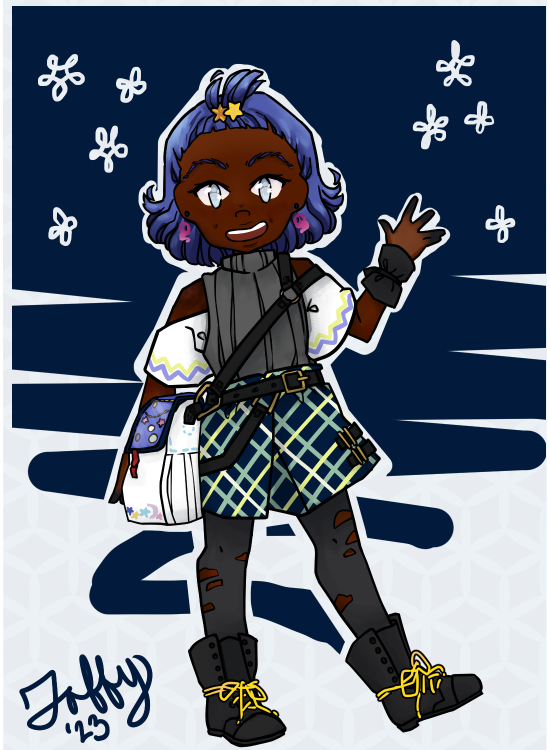 PlanetTaffy's tweet photo. And a bonus Rilian, so you can admire the details. I got carried away and ended up doing rendering when I only planned to flat color a sketch. Oops! https://t.co/KhLLJDOEYC
