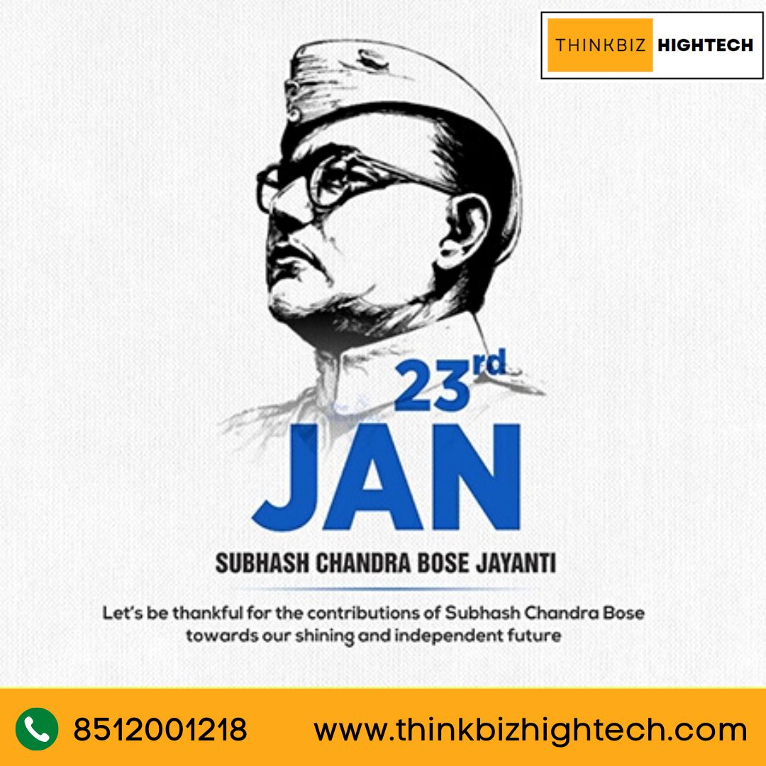 Chandra15746594's tweet photo. "On this 126th Birth anniversary, we convey our best wishes to all. Every #Indian is proud of our #netajisubashchandrabose and will always be grateful to our Freedomfighters.

#parakaramdivas #ThinkBizHighTech #india #salute https://t.co/nJIfg1HSLT