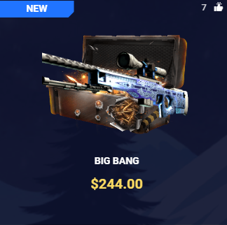 DaddyskinsCSGO's tweet photo. $244 Big Bang Giveaway!🎁

Retweet, Follow and "👍" up!

GLHF. https://t.co/JWYuxv8DBt