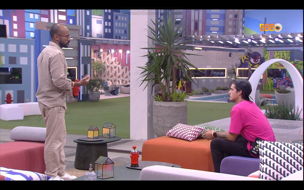 ZAMENZA's tweet photo. "Nao sou seu amigo. Mal troquei 20 palavras com voce, vei. Pra mim voce é um adolescente." (Ricardo) #BBB23 https://t.co/OpTWBsq59L