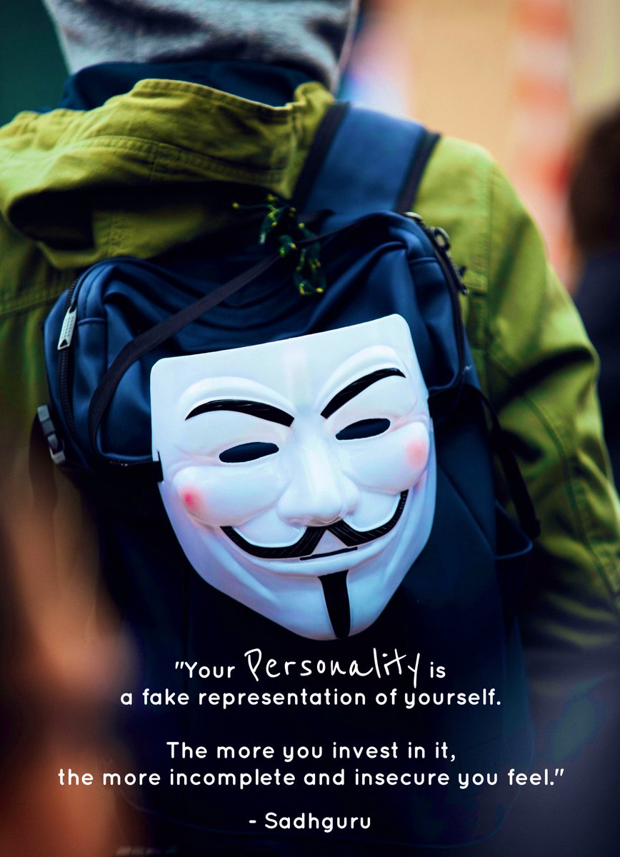 sarahpark216's tweet image. &quot;Every social group is built on #identifications. 

The basis of #spiritual process is 
to learn to live without an identity.&quot; 

-@SadhguruJV on expanding your sense of identity from limited persona to inclusive #life