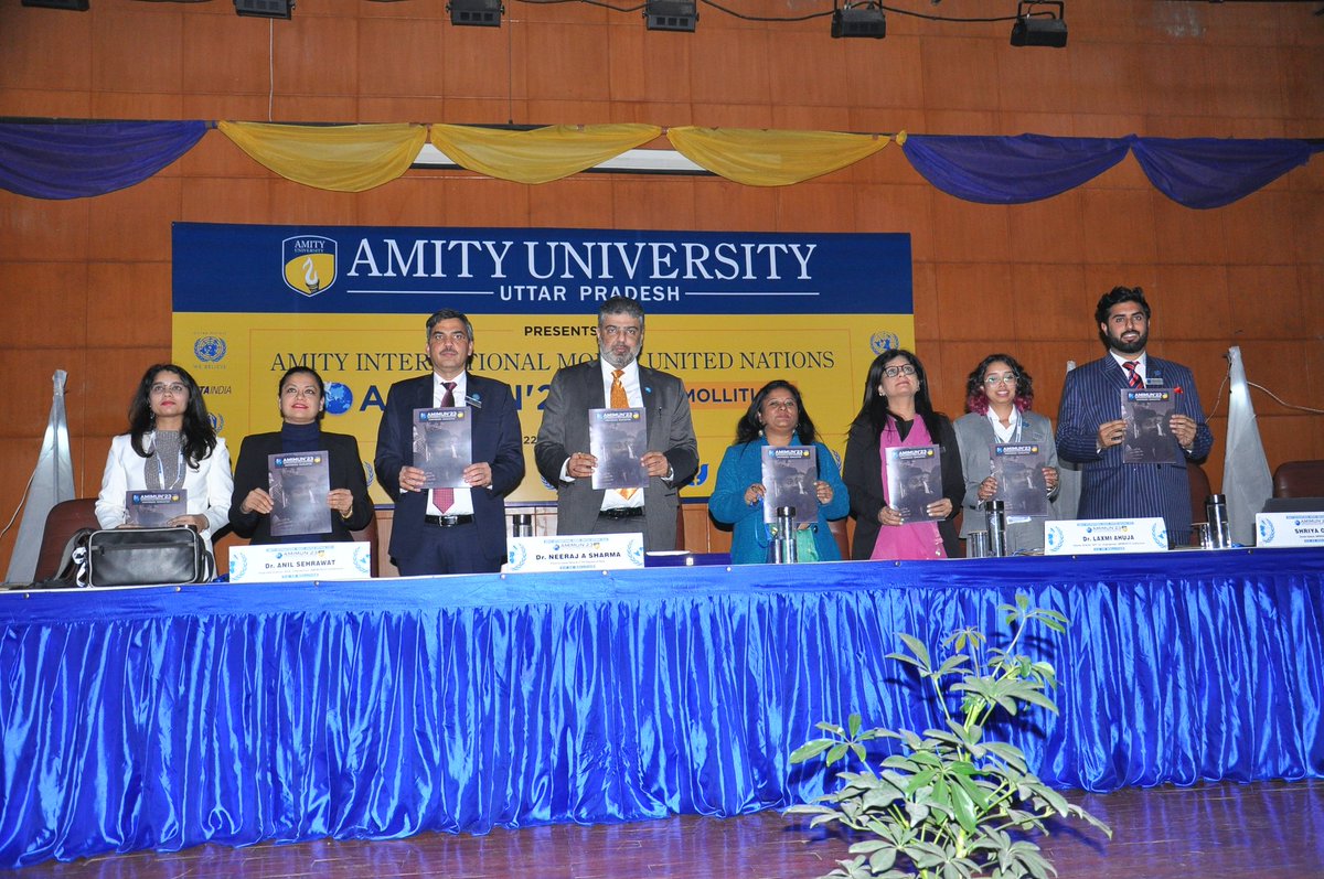 janjuamehak's tweet photo. It has been a great learning experience as a member of the organising team of @AMIMUN 2023 with 850 delegates from more than 20 countries.
#amityuniv
@AnilSehrawat78 @Neerajpalau https://t.co/tRCww9jSgb