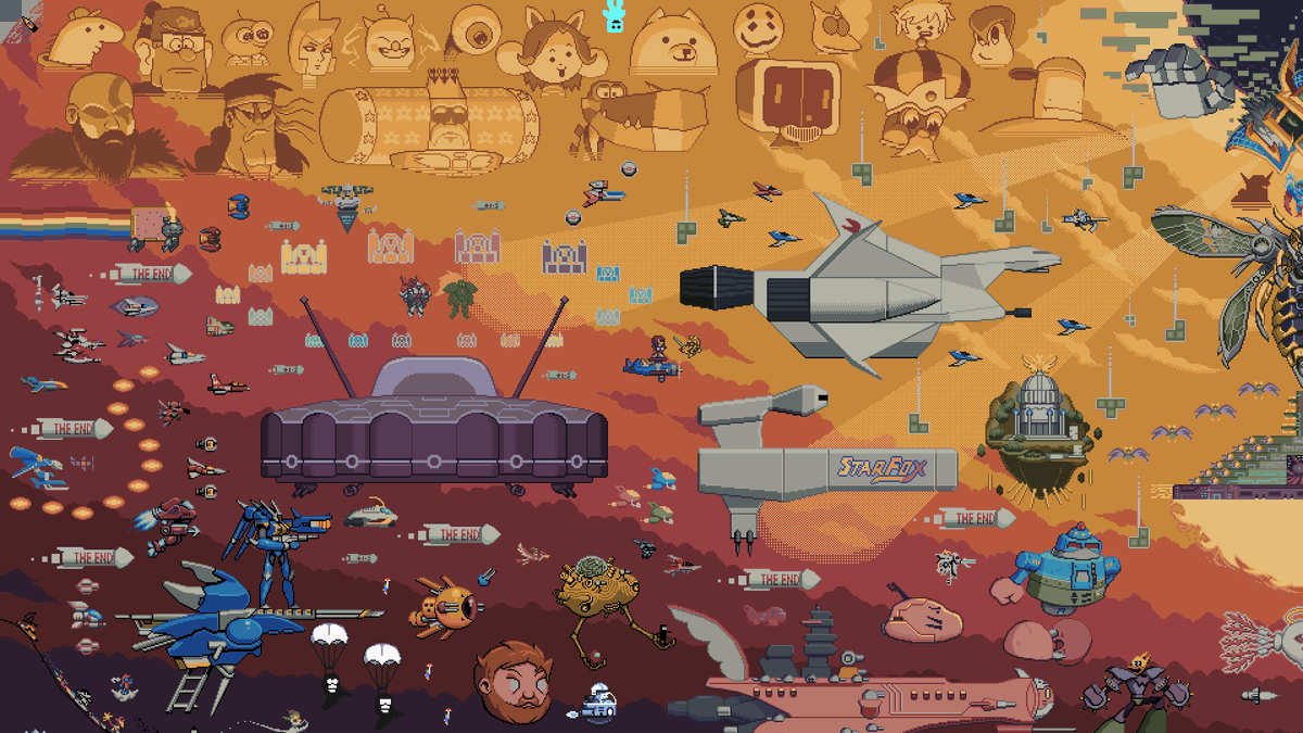 ScepterDPinoy's tweet photo. #ドット絵 #pixelart #aseprite #mockup #newgrounds #indiegame #fanart Happy Pixel Day 2023 everyone! This took me around 4 months and less to make this as best as I can. Recent video game heroes vs. recent final bosses. https://t.co/Wqo8rOAB9V