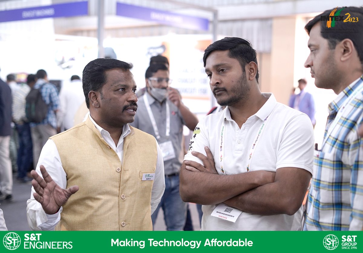 STEngineersPvt1's tweet photo. Excitement is in the air as we enter the 4th day of @IMTEX !
#stengineers #sandtgroup #imtex2023 #bangalore #india #live #International #expo https://t.co/qKOi6zforM
