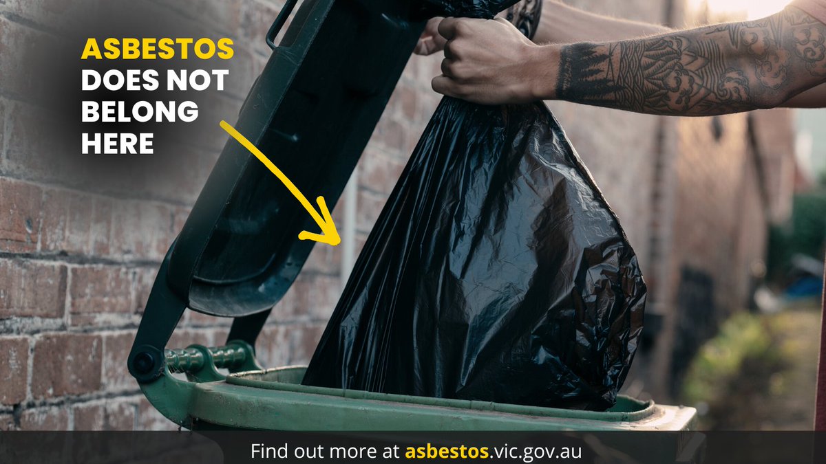 LVasbestos's tweet photo. Putting cancer-causing asbestos in a household rubbish bin is not only illegal, but you are also risking the health of anyone who comes into contact with it.
To find a licensed asbestos disposal facility near you, visit: https://t.co/PEHbVdeSEO 
#asbestos #asbestosremoval https://t.co/uUlGpxpihQ