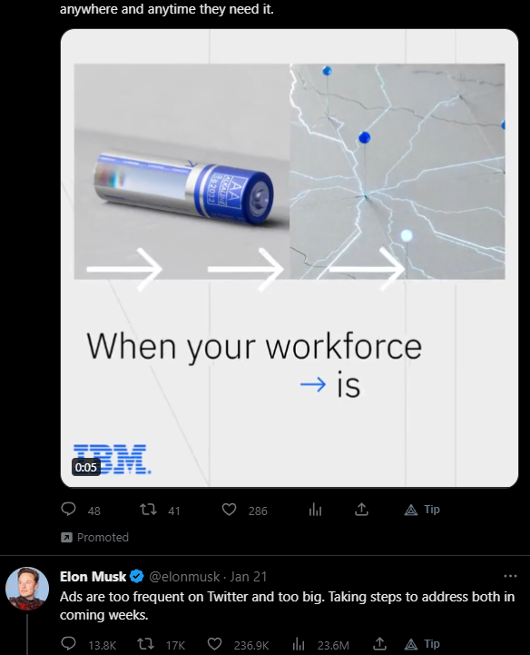 KoinGod's tweet photo. @elonmusk I don't see any ads https://t.co/CL8845yjIa