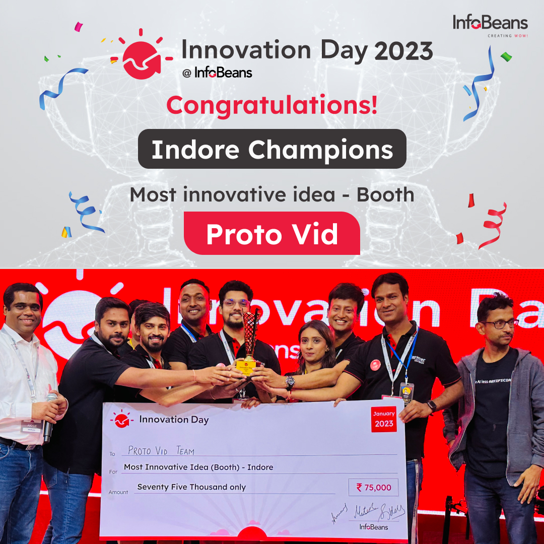infobeans's tweet photo. Innovation Day 2023 #Indore Champions 🏆 are here

🏅Most innovative idea-Stage: CodeGenie- Code for #ServiceNow Admins

🏅Most innovative idea-Booth: Proto Vid- Turn prototypes into quick shareable videos, magically!

Congratulations. ✨✨

#InfoBeans #CreatingWow #InnovationDay https://t.co/vzGjgUaaVH