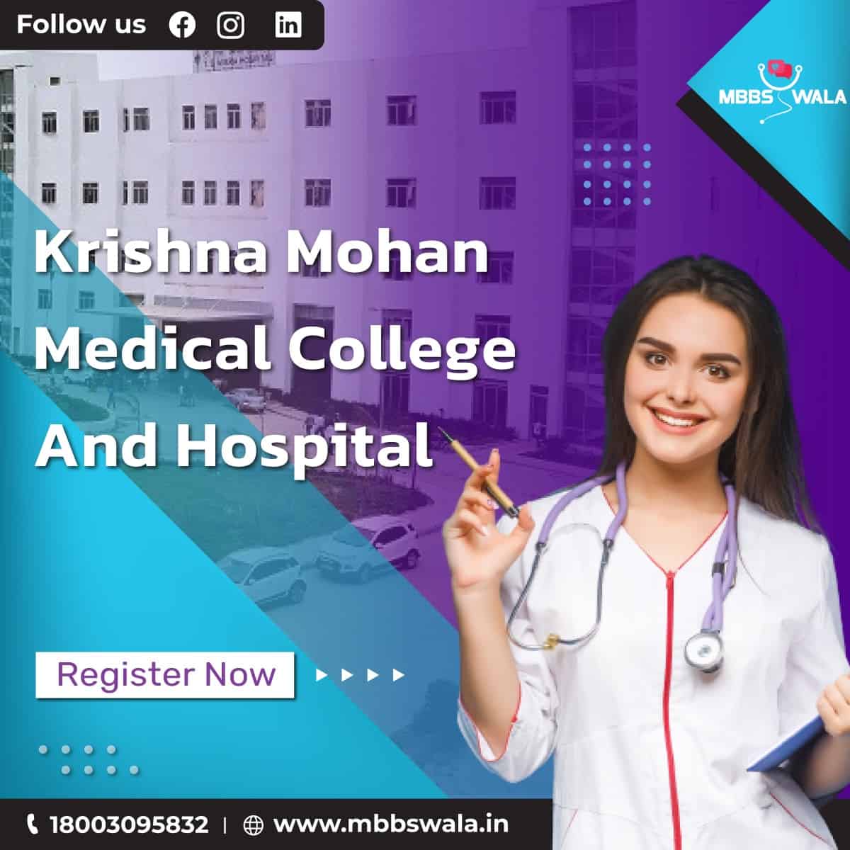 mbbswala21's tweet photo. Come and Explore the Best college of  Uttar Pradesh with  Mbbswala
So here's Krishna Mohan Medical College &amp; Hospital
For more visit our website : 
https://t.co/IBcZggo43c
Our Toll-free no. : 18003095832
:
:
:
#mbbswala #Bhopal #madhyapradesh #aspirants #doctor #doc https://t.co/pYiUa4Ao0U