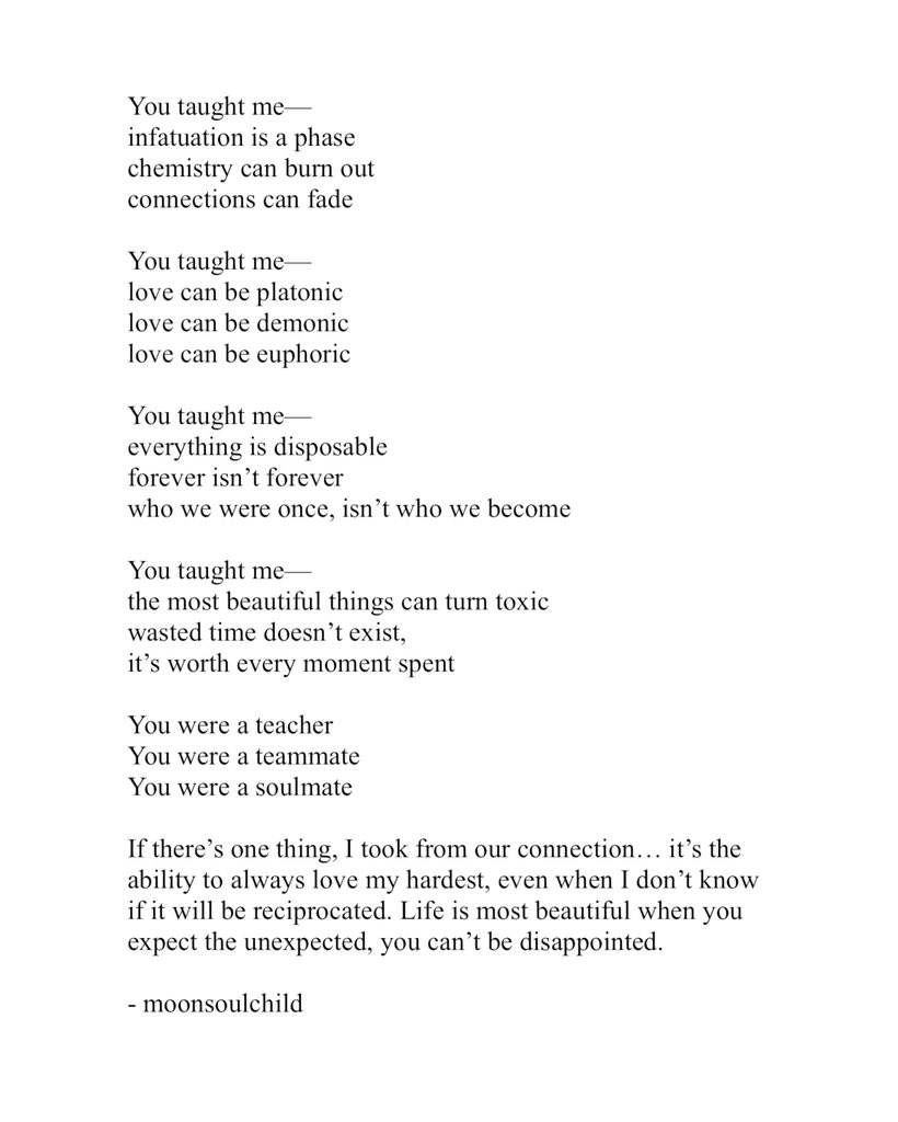 Love, loss, &amp; lessons…