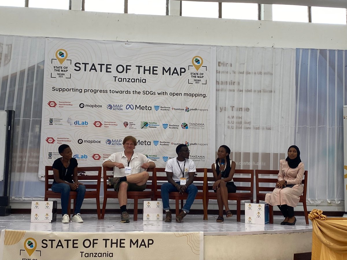 On the process of increasing collaboration with internal and external organisations @mudathir_salum from public relations participate 3 days of #sotmtanzania conference and explain the project that we have done and our plan
@OMDTZ @mapaction @raya_ahmada @youthmappers @ZAFAYCO1