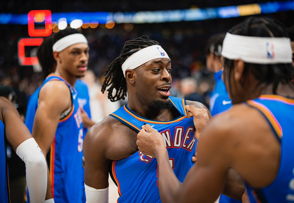 okcthunder's tweet photo. So many emotions!🔥 https://t.co/zF4PGXspE5