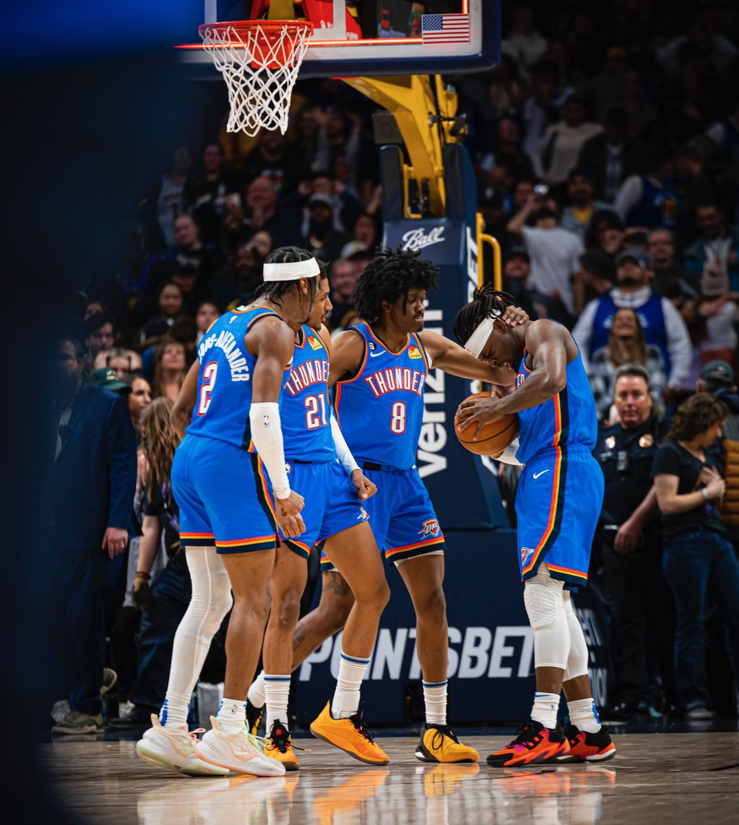 okcthunder's tweet photo. So many emotions!🔥 https://t.co/zF4PGXspE5