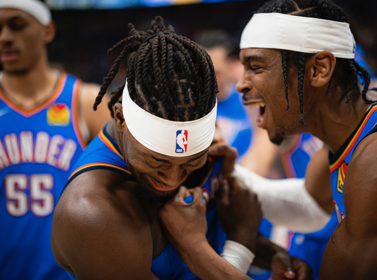 okcthunder's tweet photo. So many emotions!🔥 https://t.co/zF4PGXspE5