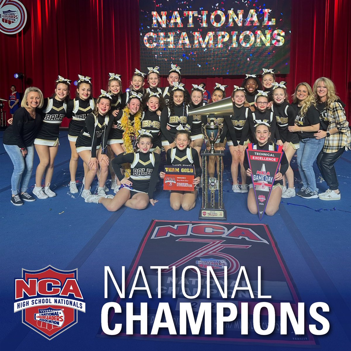 Congratulations to our Games Day Medium Junior High/Middle School National Champions! 🏆✨ #theworkisworthit