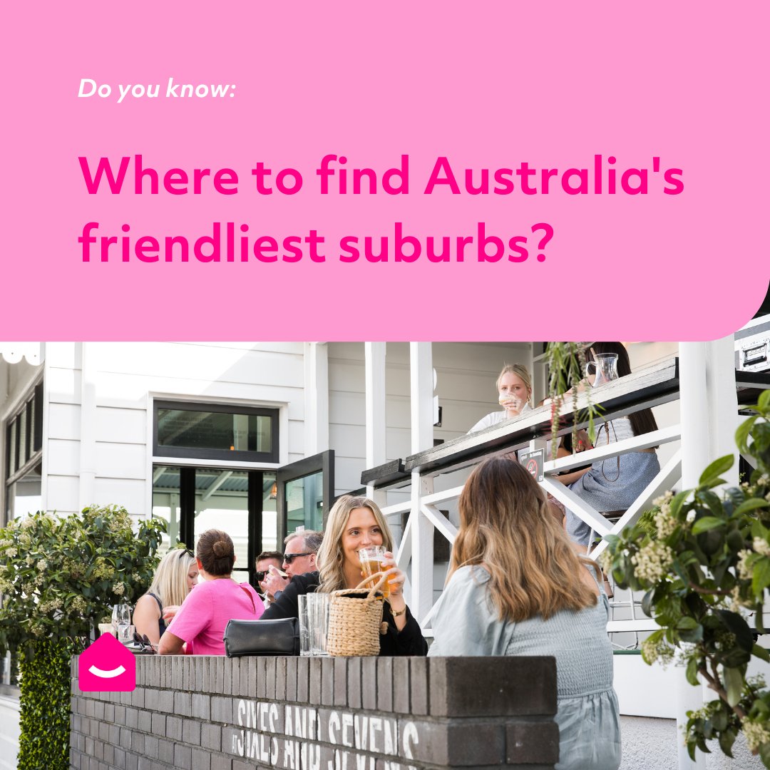 The top 5 friendliest suburbs in each state surprised us! Is yours on the list?
Find out here: buff.ly/3XQ8B9P 

#suburbs #homely #reviews #friendly #neighbourhood #community #topfive #australia #favouritesuburbs #bestplacetolive #toprated