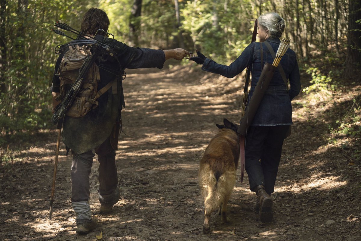 WindPixie's tweet photo. I know you I walked with you once upon a dream. #Caryl #Dog #TWD #TWDFamily #Carol #Daryl #CherokeeRose #DoubleCapper #Pookie #SoulMates #DreamTeam #EpicDuo #SweetDreams https://t.co/PPipBbmDbP