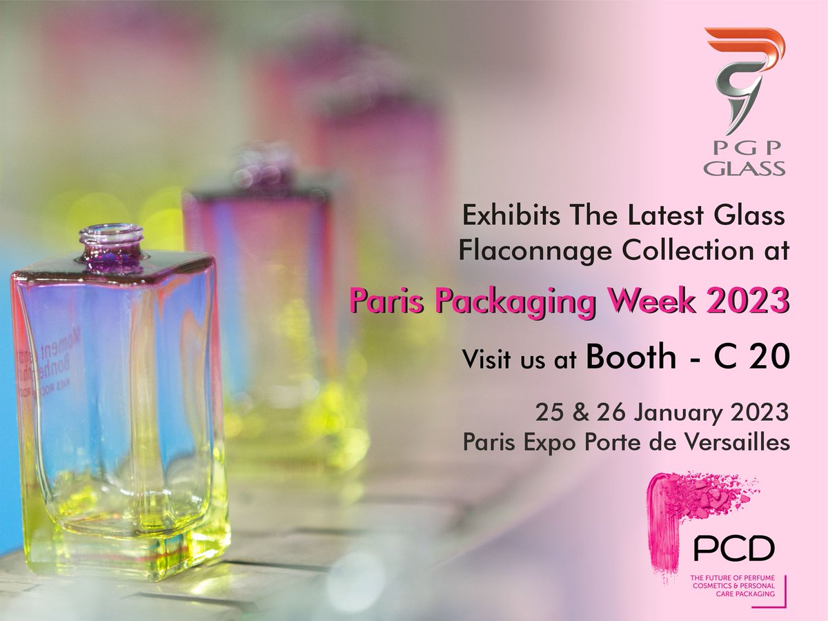 PGPGlass's tweet photo. Witness our latest glass Falconnage Collection at @parispackagingweek. The event will be held at Paris Expo Porte de Versailles on 25 & 26 January 2023. Meet us at Booth C20.
Click here to register: https://t.co/mjKbXZ4Ph2
#PGPGlass #GlassArtist #GlassdDesign #pgpglass #glass https://t.co/EMitqbSCMM