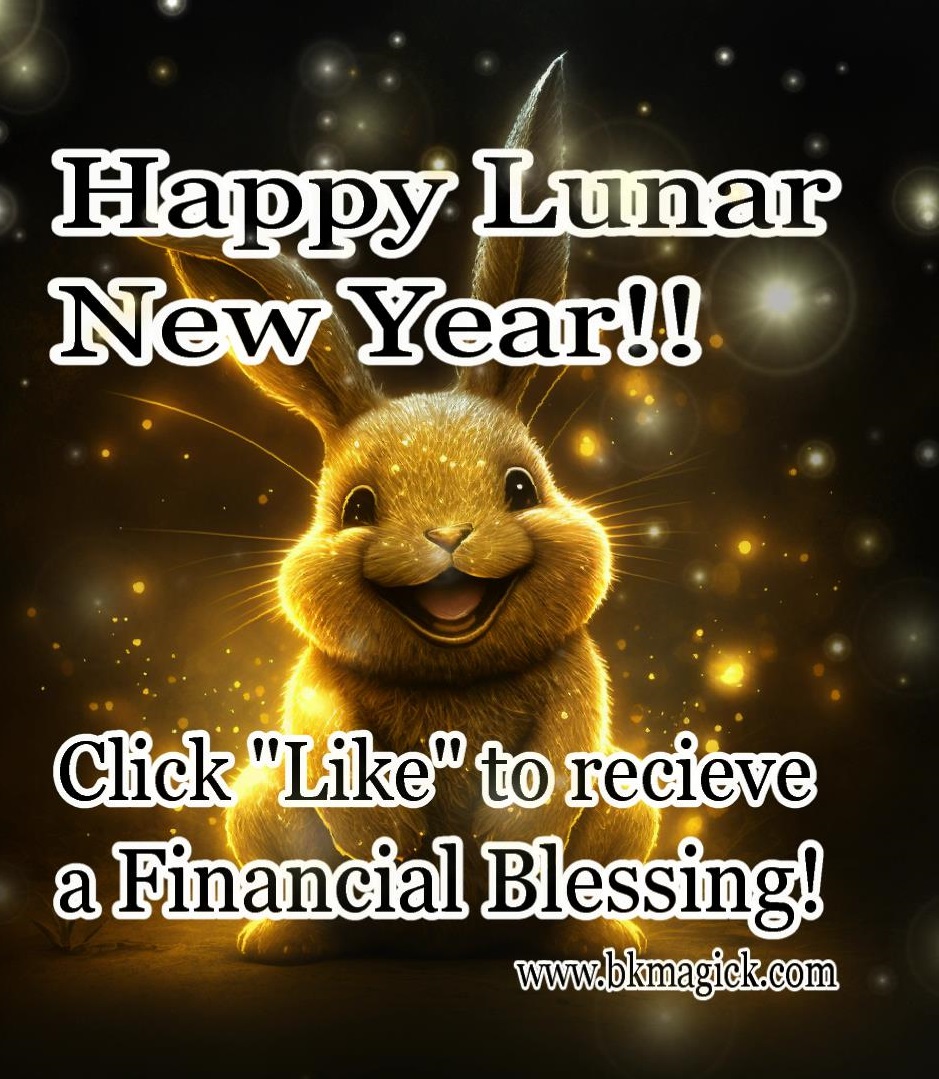 DeionMagick's tweet photo. Happy New Year! lack Magick content. The more followers the more I share! #cny2023 #cny #chinesenewyear #rabbit #bunny #monymagic #blackmagic #fengshui #lunarnewyear #singapore #moneywitch #lawofattraction #thesecret https://t.co/sU9lbOnnAt