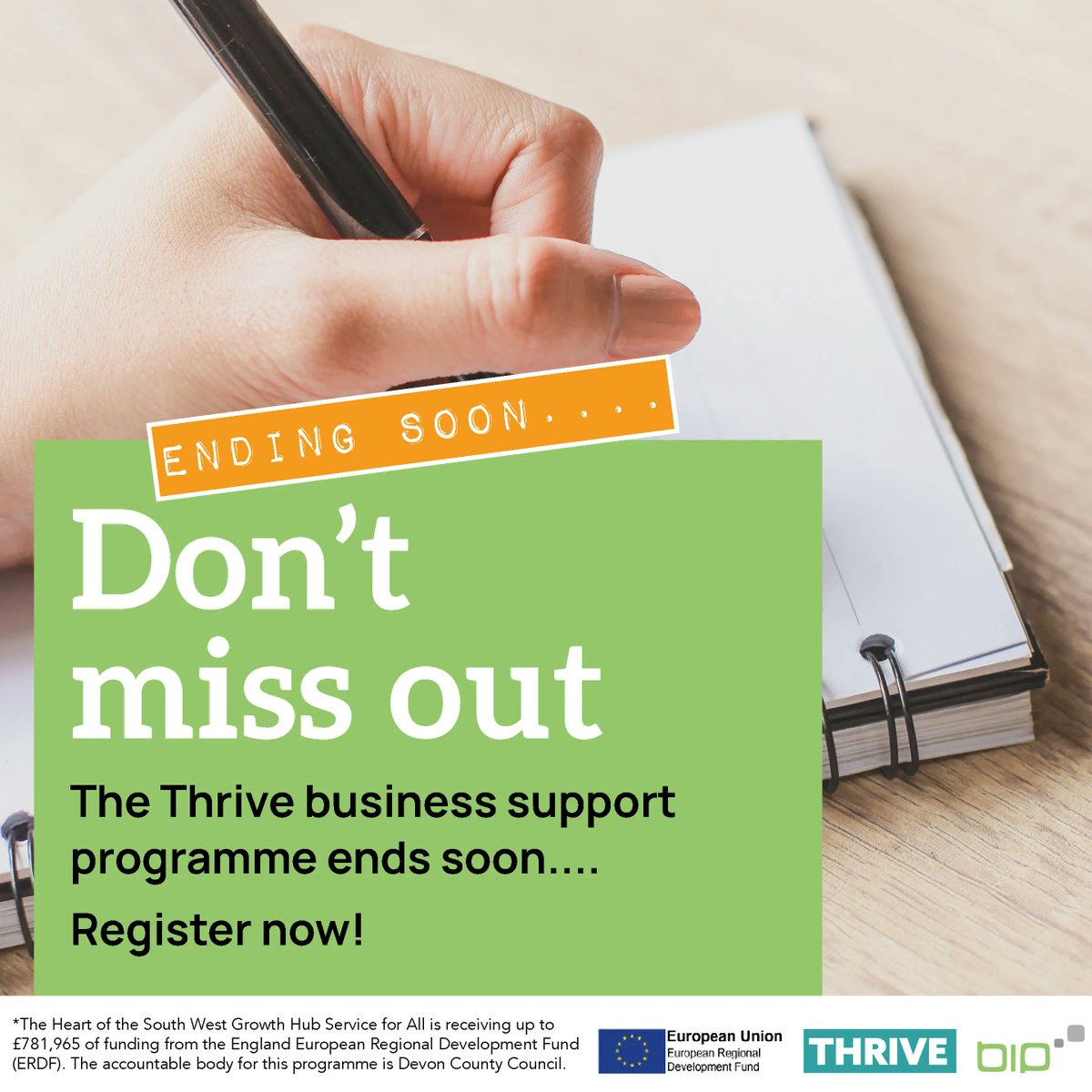 BIPsouthwest's tweet image. Thrive business support ends end of March 2023... so don&apos;t miss out and ensure you register now for your fully funded business support to hooky our business growth.
Register now !
buff.ly/3CXNWsx 

#businesssupport #thrive #canvasupport #marketingsupport #pricingproducts
