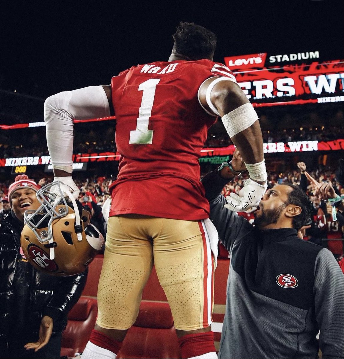 Bang Bang Niner gang. Appreciate you Faithful!  On to Philly.