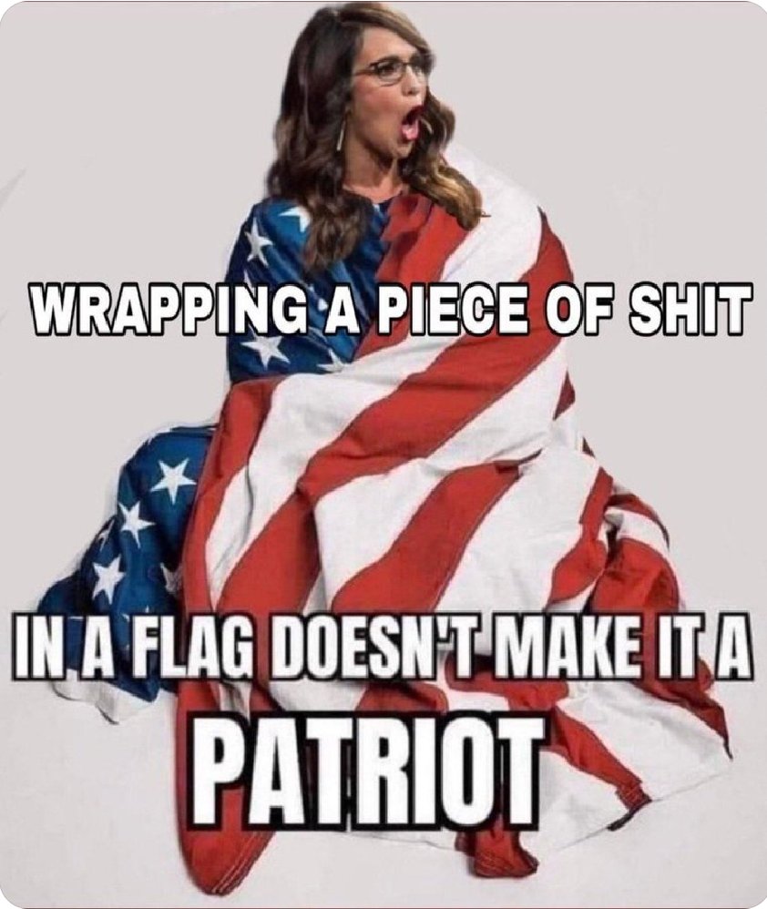 <a href="/laurenboebert/">Lauren Boebert</a> It's not your ****** country it's our country!!