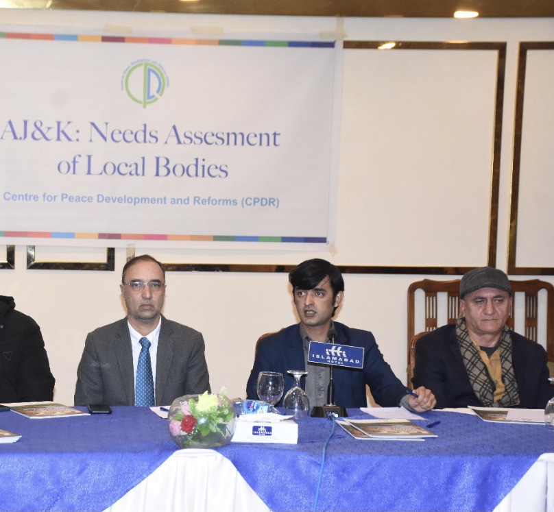 Public policy expert Dr. Waqas Ali, <a href="/waqasalikausar/">Dr Waqas Ali</a>, underlined the need to improve the empowerment component of elected officials so that they feel a sense of accountability and duty.
These views were shared at a workshop organized by <a href="/cpdrajk/">Centre for Peace,Development and Reforms (CPDR)</a>