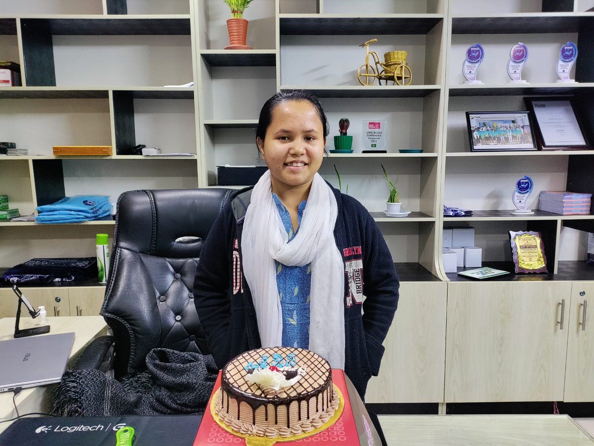 oditiroybarmann's tweet photo. Birthday celebration of Nipa Roy <3 at Shabuj  Global Education, Sylhet Office, Bangladesh.

📅 19-01-2023 https://t.co/D2R0BM6zRO