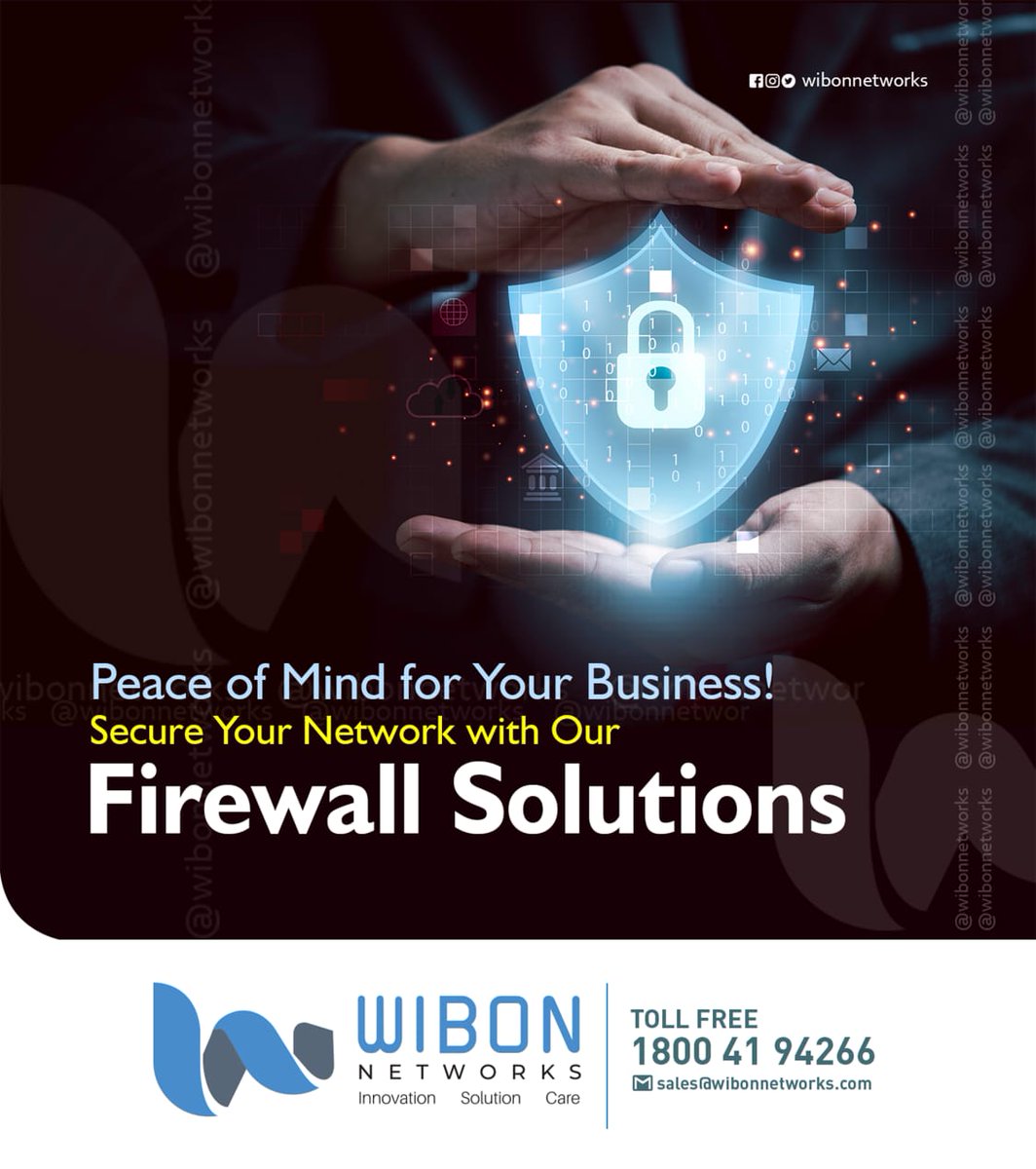 WibonNetworks's tweet image. Network firewalls are an essential part of any secure IT network. Invest in a network firewall today and keep your network safe! #networkfirewall #ITsecurity #cybersecurity