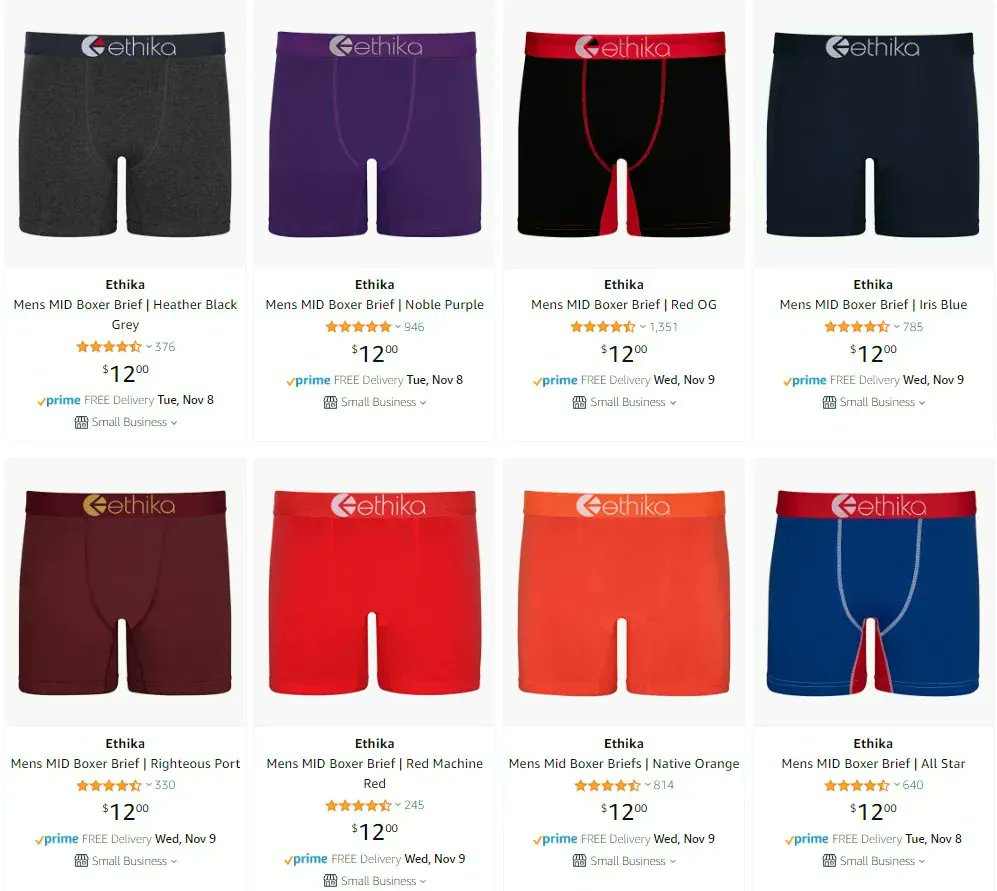 Fat Kid Deals on X: Ethika Mens Boxers starting at $12, retail $25!    / X