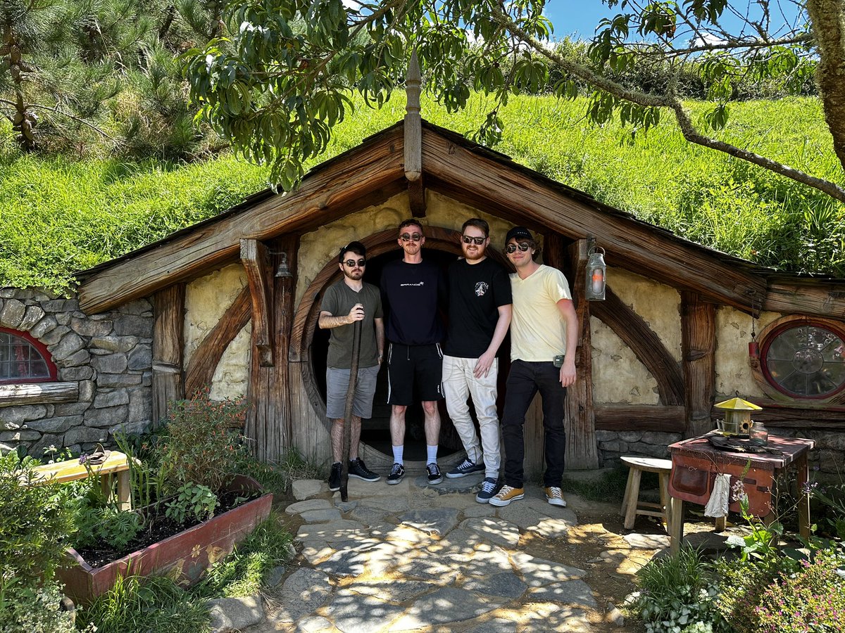 Flew all this way and there’s no fucking Hobbits here