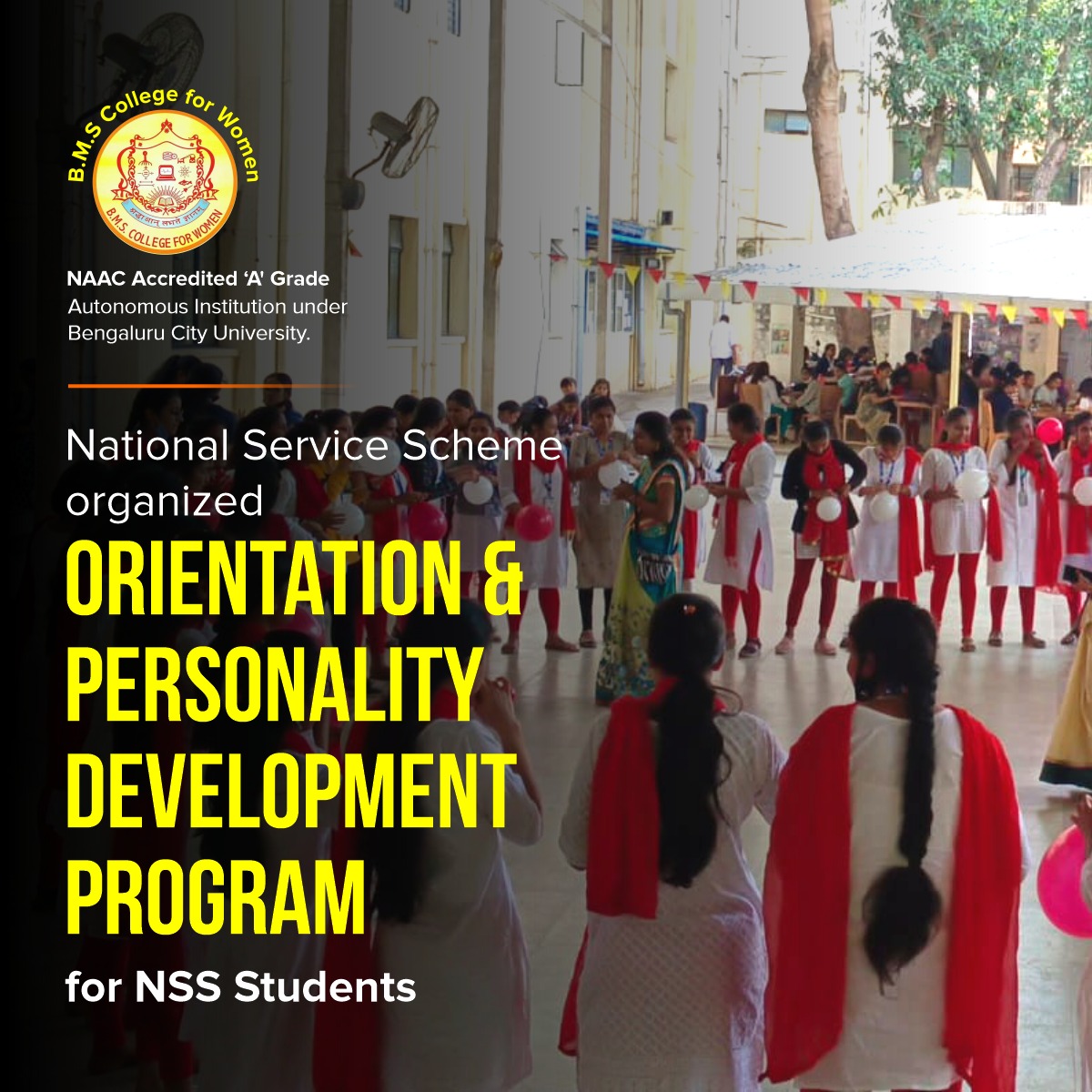 BMSCWOfficial's tweet image. Another event for the books of #BMSCW. Our latest orientation and #Personalitydevelopmentprogram was an absolute #success Kudos to the team who made this a grand success!
#orientation #personalitydevelopment #activities #studentlife #studygram #studentsuccess