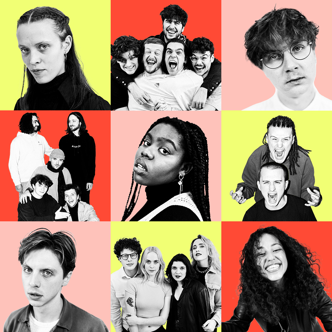 stubru's tweet image. Dit zijn de 9 finalisten van #denieuwelichting 2023! 👇849 bands en artiesten schreven zich in, een professionele jury koos 9 finalisten en nu is het aan jou.