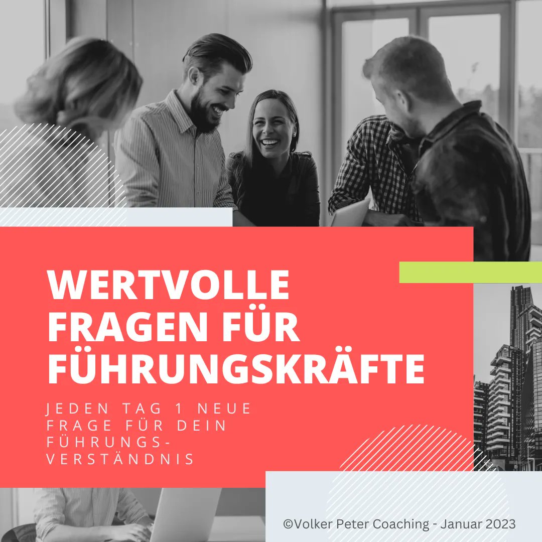 PeterVolker's tweet photo. Wie kann ich heute meine Fähigkeiten im und für das Teambuilding verbessern? Die erste spontane Idee, am besten sofort umsetzen.
#leadership #fuehrung #bvmw #bdvt https://t.co/1aijBHwrMU