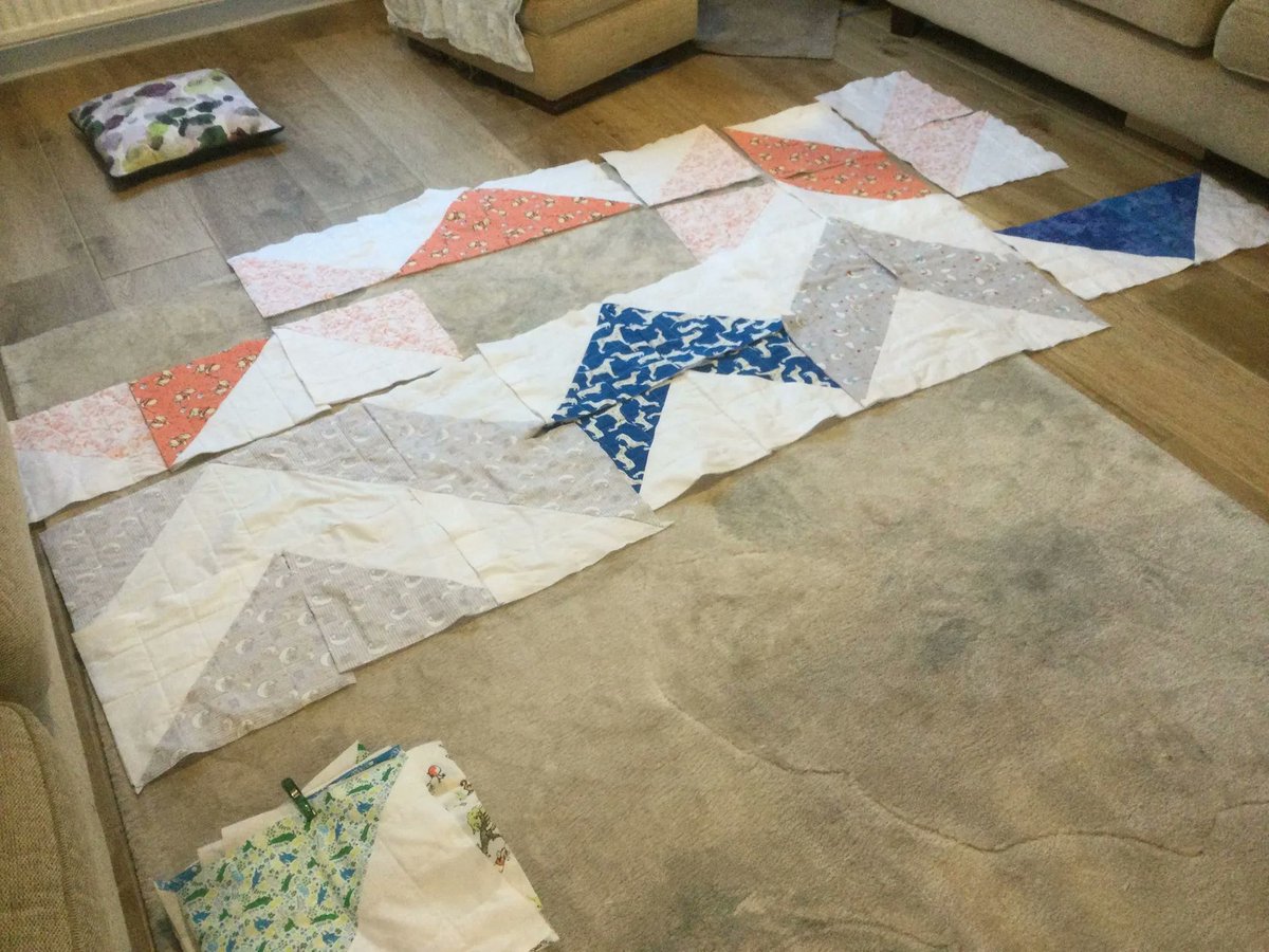 sallyannsews's tweet image. #quilting #quiltingproject #quiltlayout

For a lovely easy quilt, this one is taking some work, lol. 🙂 At least 3times we’ve changed the layout. 😱