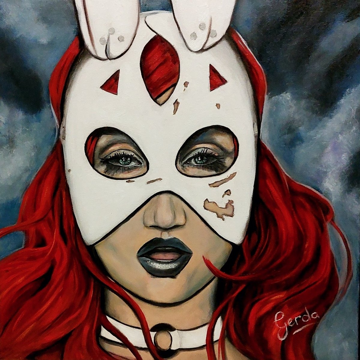 Suprooikappie's tweet photo. From my studio to you-Happy year of the Rabbit!
#nftartist #nftcollection #portraitartist #womeninweb3 #womeninnfts #nftcollector #whiterabbit #yearoftherabbit #wildwomen #womenwhorunwithwolves #divinefeminine #oilpaint #artforawakening #fortheseekers #consciousness @Iamverse_ https://t.co/vDIYstmV2o