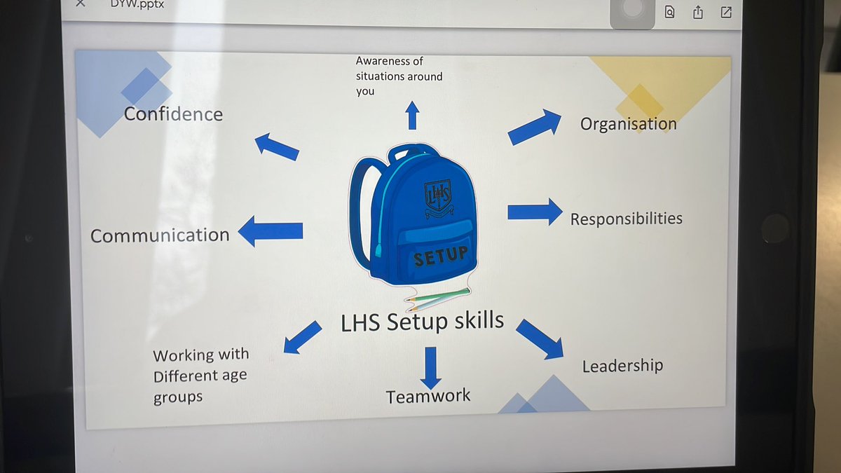 What skills you get from being in LHS Setup