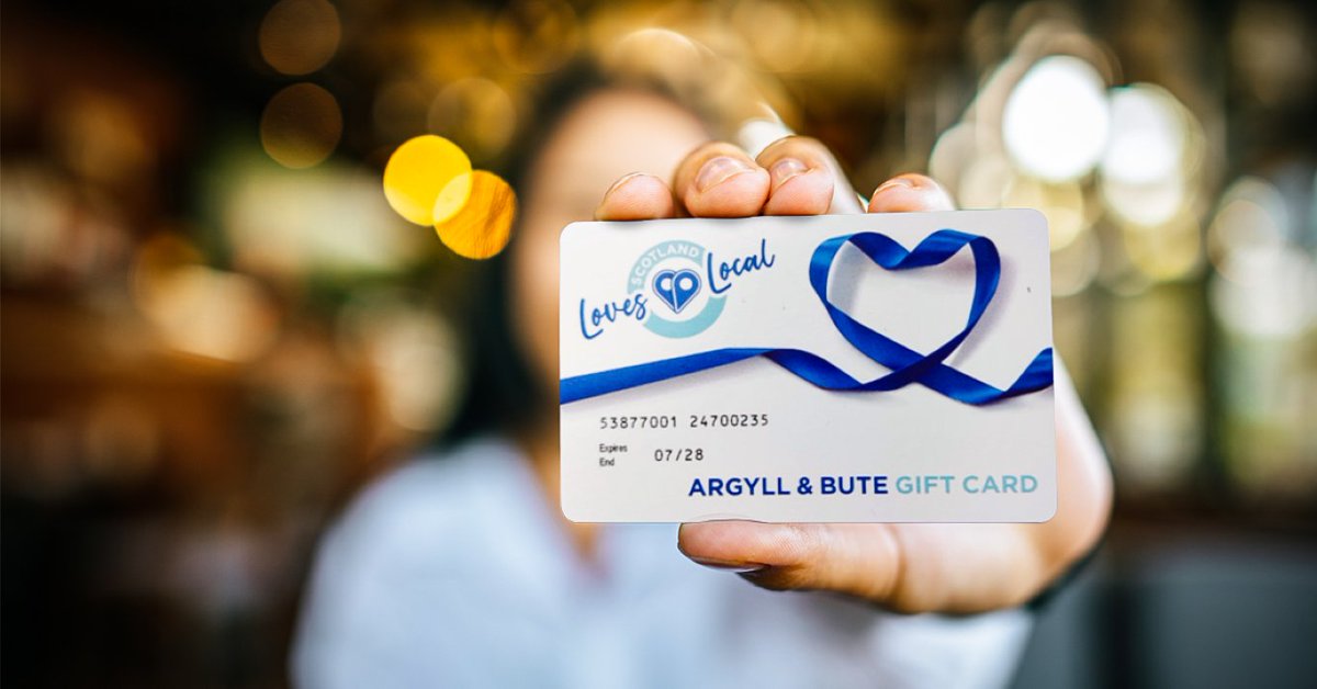 Argyll and Bute businesses – don’t miss out on local spending. Join nearly 300 businesses who have registered to accept the Argyll and Bute gift card. Read more about how to register argyll-bute.gov.uk/news/2023/jan/…  #shoplocal #ScotlandLovesLocal #ChooseLocal  @ScotlandsTowns
