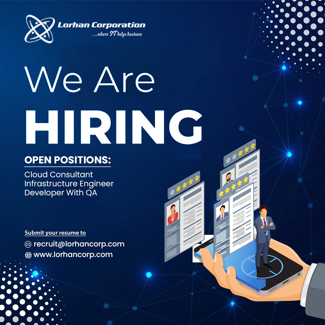 lorhancorp's tweet image. Don&apos;t miss this opportunity!!! We’re Hiring!

For more details, Reach us at:
Contact Us: 732-667-5879
Mail Id: recruit@lorhancorp.com
Visit our website: lorhancorp.com

#kafkadeveloper #lorhan #lorhancorporation #automation #lorhan #lorhancorporation #automation