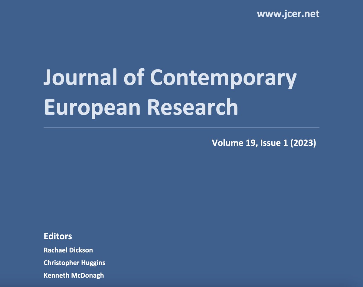 📰New JCER issue out now!

Read Vol 19, No 1 with contributions from Federico Bonomi, Renata Cuhlova, Nicola Francesco Dotti, Yi Ma, Jiri Nesiba, Andrea Pareschi, and Julia Walczyk.
👉jcer.net