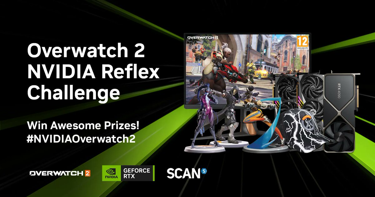 The @OverwatchEU NVIDIA Reflex Challenge! UK & Germany streamers go head-to-head on 30/01. The winning team will be bringing YOU prizes! 🏆 To Enter: Tell us what your 1st NVIDIA GPU was using #NVIDIAOverwatch2, @NVIDIAGeForceUK & @OverwatchEU. RT to spread the hype!